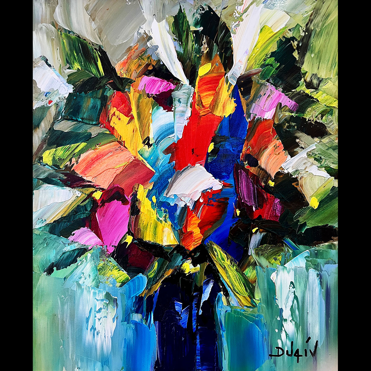 Aplat de Fleurs 24'' x 20''