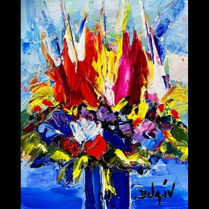 Voiles Fleurs Composition 10''x8'