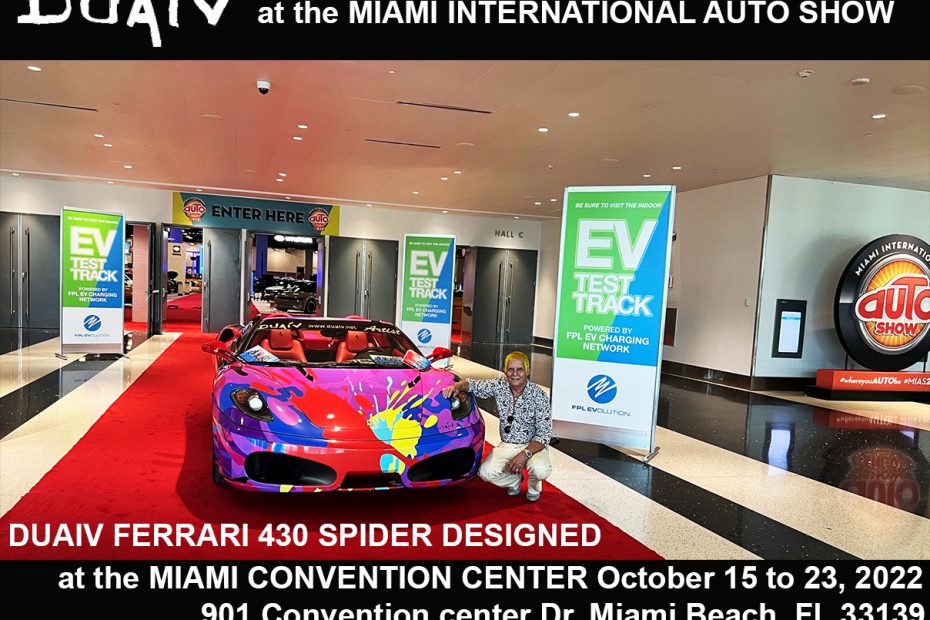 DUAIV Ferrari 430 Spider At The Miami International Auto Show