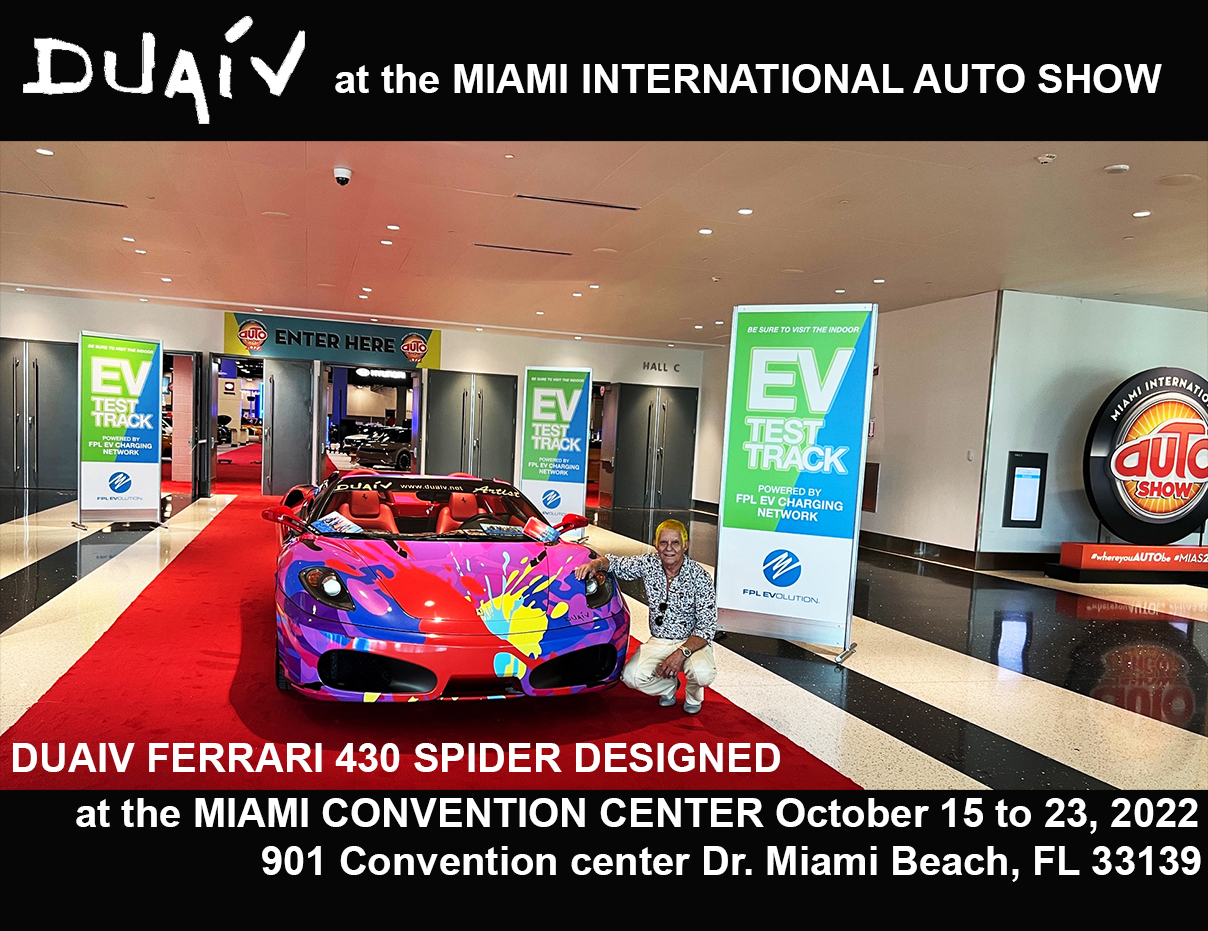 DUAIV Ferrari 430 Spider At The Miami International Auto Show