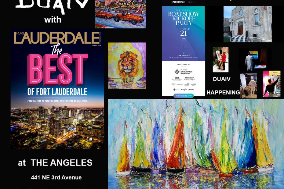 DUAIV with Fort Lauderdale Magazine Boat Show Kick-Off October 21