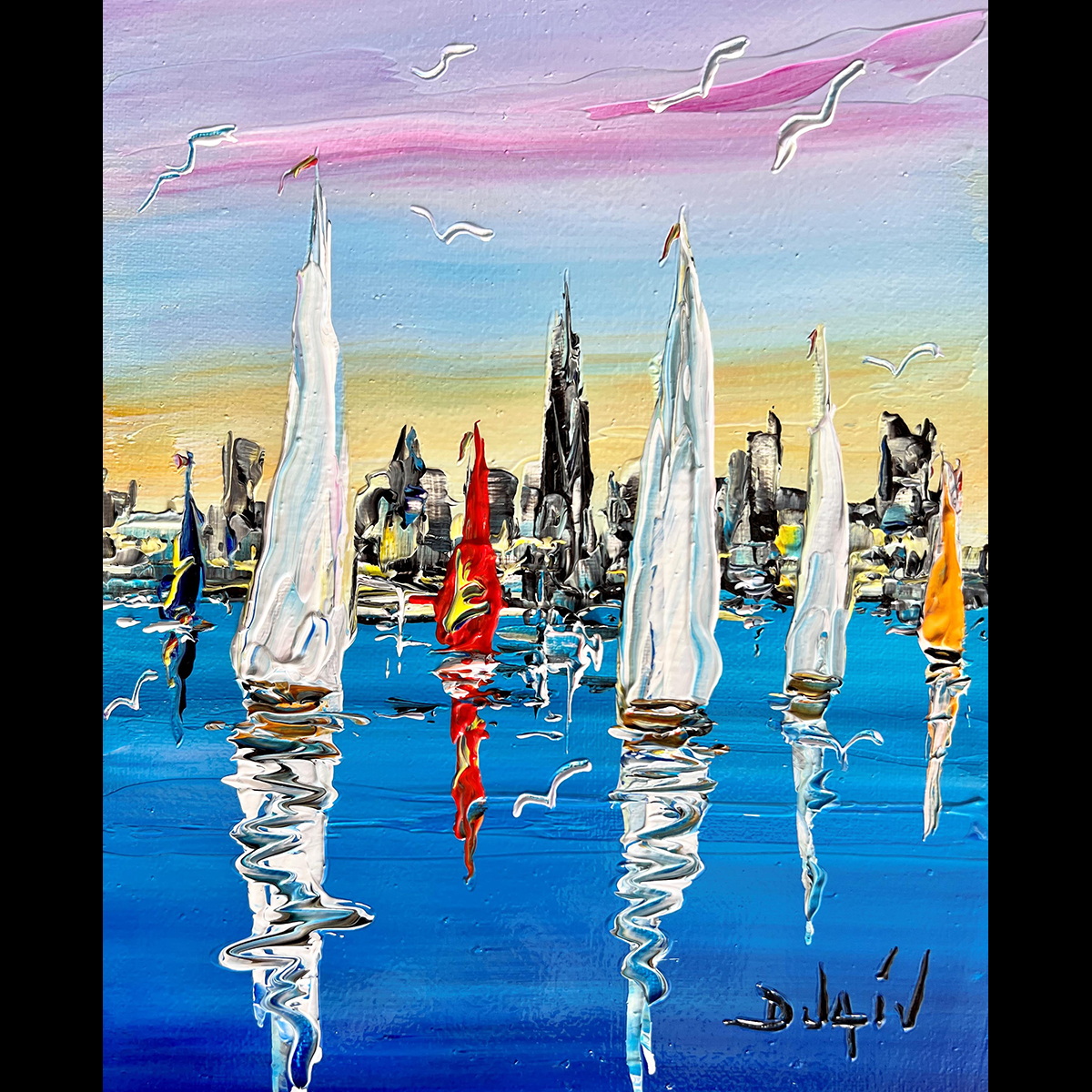 New York Mouettes 10'' x 8''