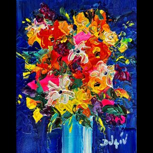 Vase Turquoise 10'' x 8''