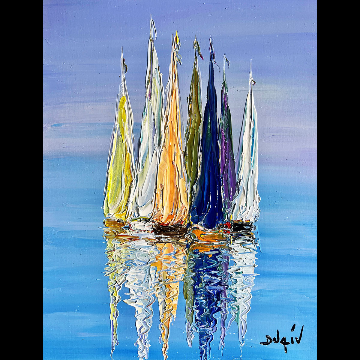 Voiles en Paix 18'' x 14''