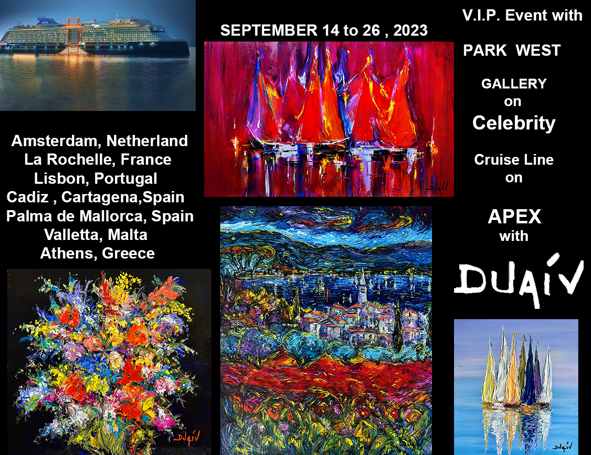 2023-09-14, V.I.P. Event with Park West Gallery - Celebrity Apex - September 14 To 26, 2023