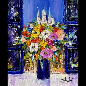 Montmartre Flowers 18'' x 15''