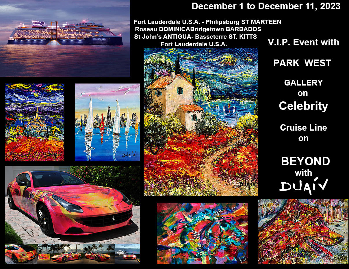 2023-12-01, V.I.P. Event with Park West Gallery - Celebrity Beyond - December 1 to 11, 2023