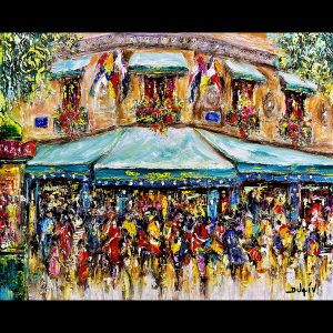 St Germain les 2 Magots 23.5''x28.5''