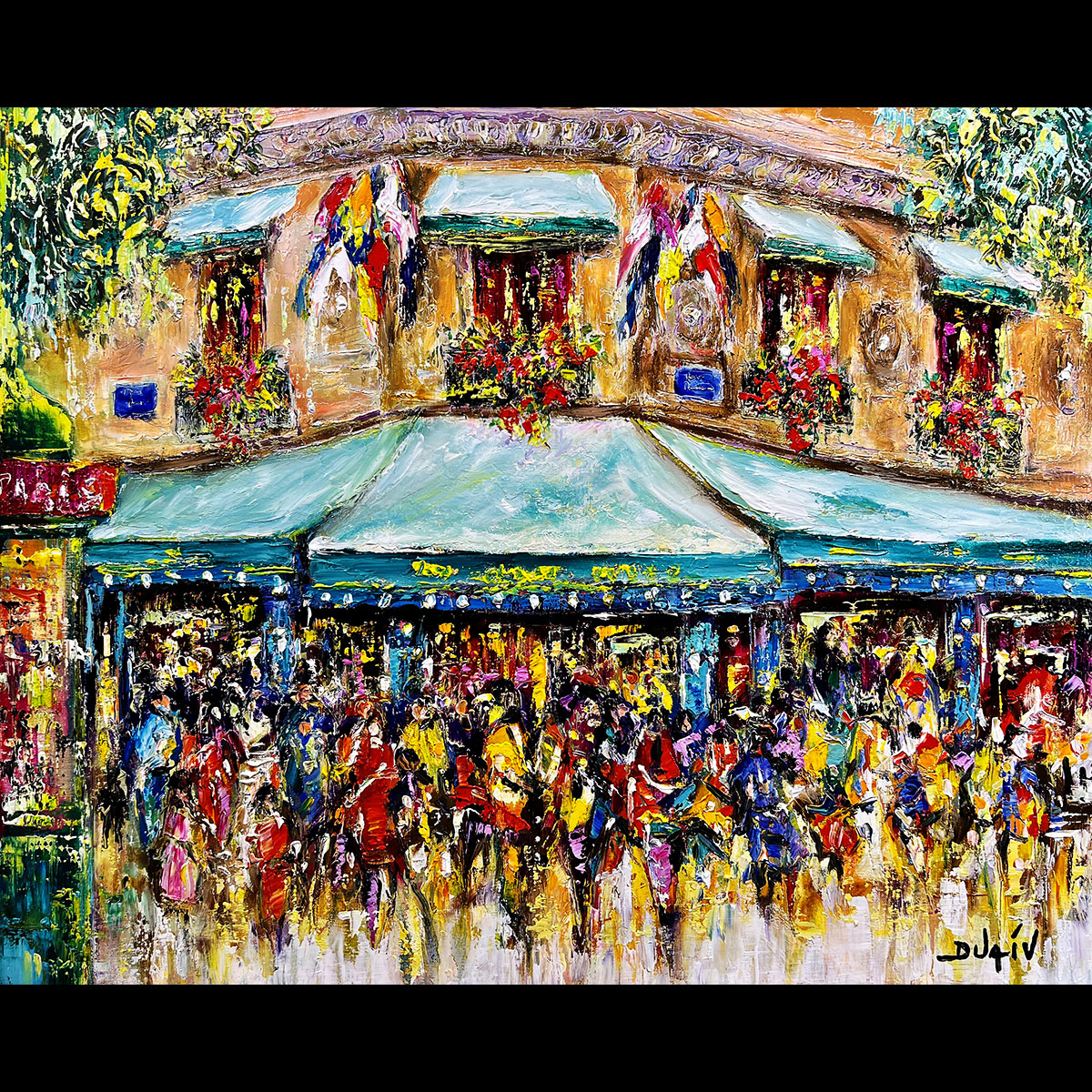 St Germain les 2 Magots 23.5''x28.5''