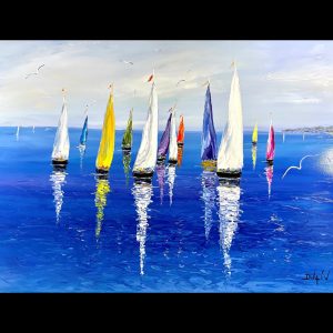 Voiles Vitalite - Print on Canvas 36'' x 48''