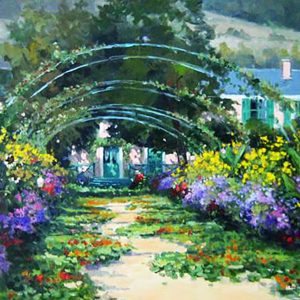 Annie Puybareau - 1955 - Giverny 24'' x 29'' $9,500.00 - No Frame