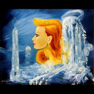 DUAIV - Zodiacal - Aquarius - Verseau '- January 21 - February 18 - 19'' x 24'' $18,500.00