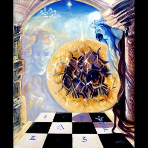 DUAIV - Zodiacal - Gemini - Gemeaux - May 22 - June 21 - 24'' x 19'' $18,500.00