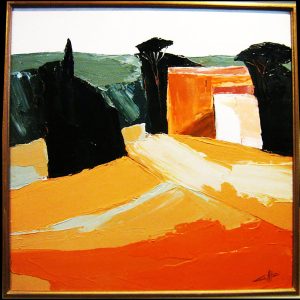 Francois Gavazzi - Ariere Pays 23.5'' x 23.5'' $8,500.00