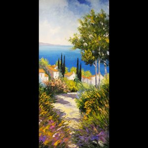 Jean - Pierre Mocci Verso Ile Mare 32'' x 16 - $8,500.00