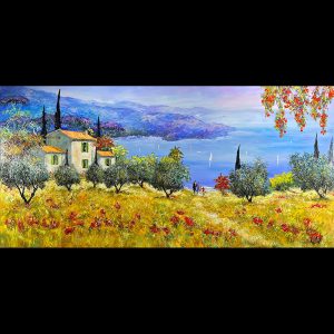 Peaceful Riviera 36'' x 72''