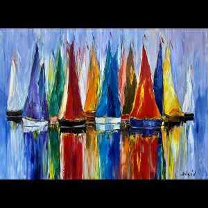 Boats Artifice 38'' x 51''