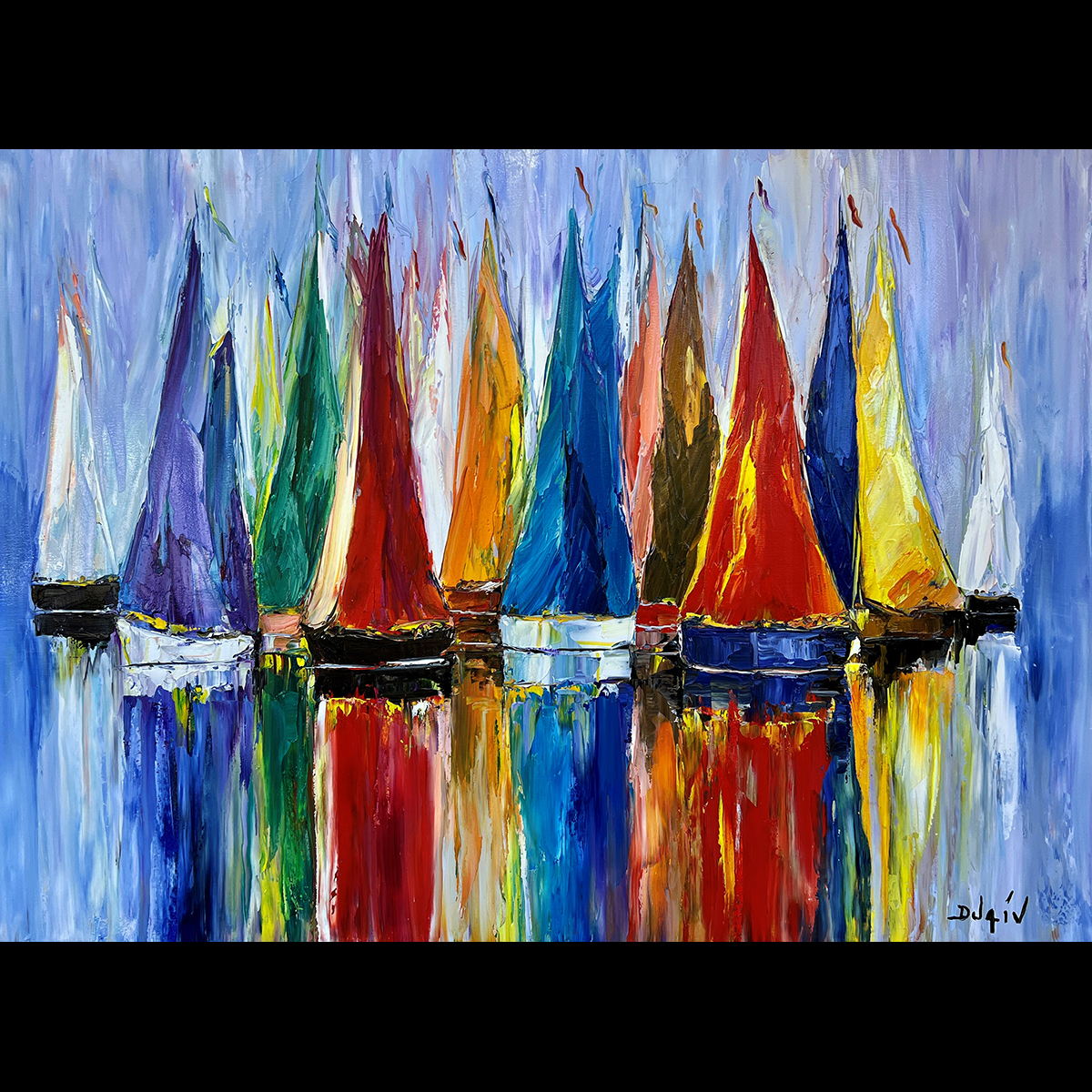 Boats Artifice 38'' x 51''