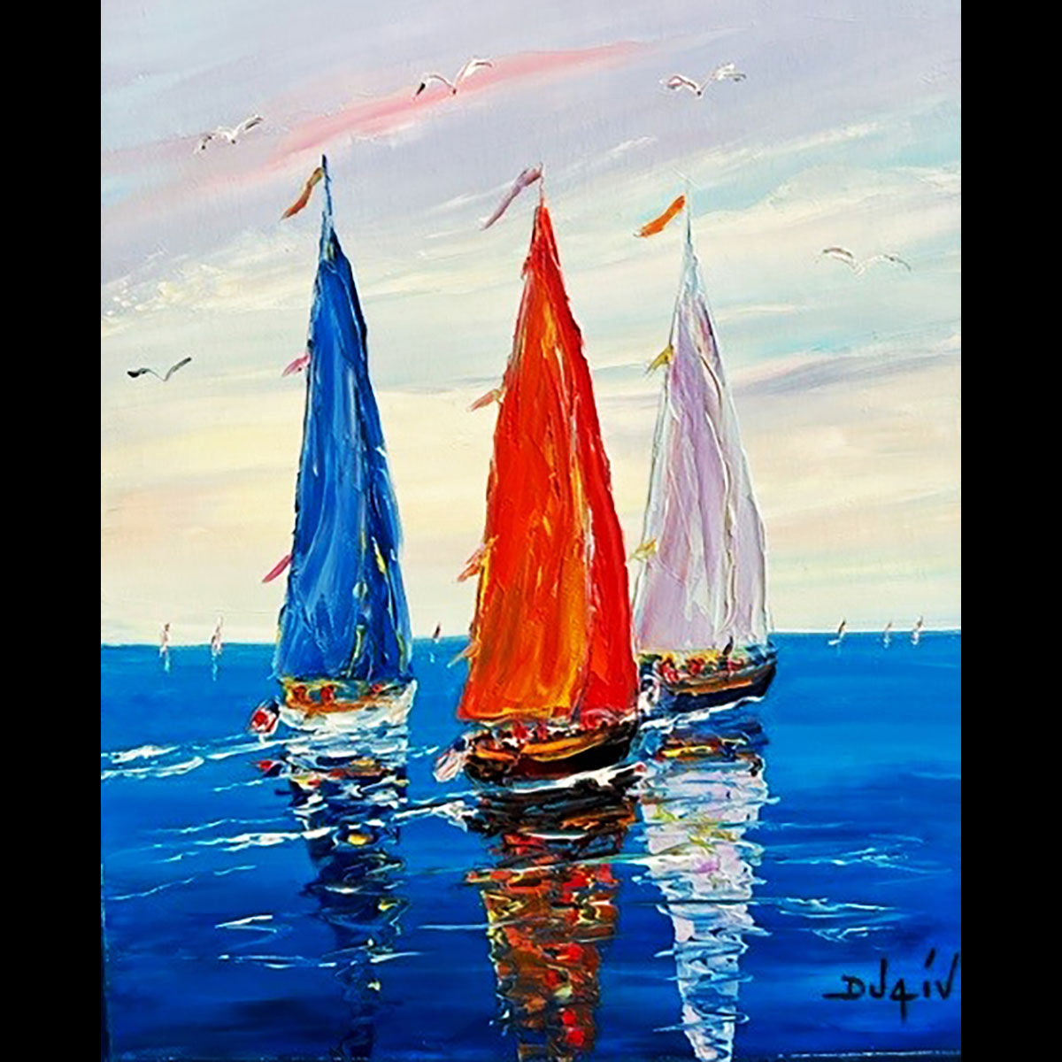 A L' Arret 24'' x 20''