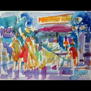 A Paris - 9'' x 12''