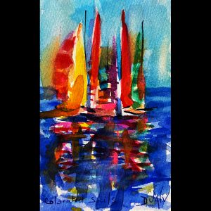 Colored Sails 7'' x 4.5''