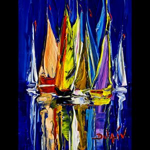 J aime le Bleu 10'' x 8''