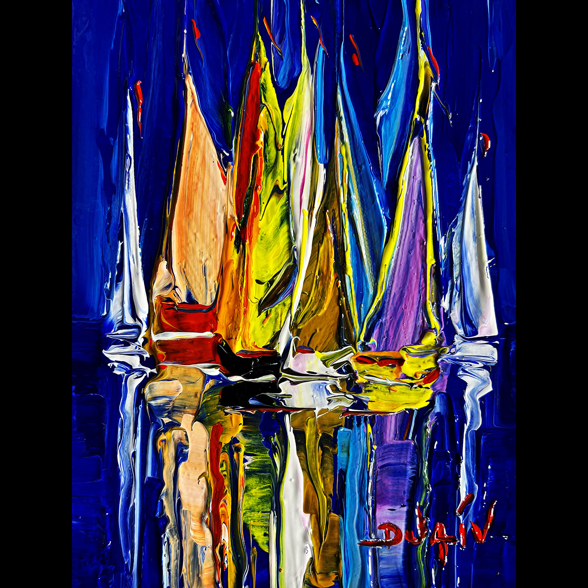 J aime le Bleu 10'' x 8''