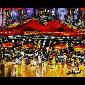 Nuit Cafe 8'' x 10''