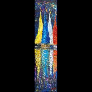 Toujours Night 56'' x 14''