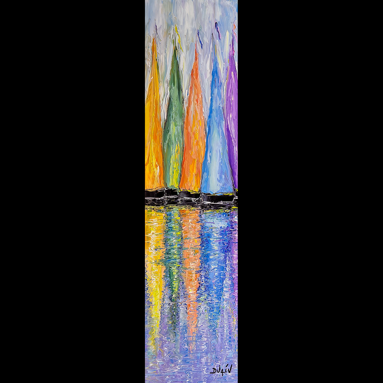 Voiles en Pastel 56'' x 14''