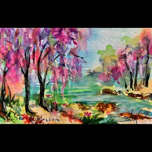 Cherry Blossom <em>4.5'' x 7''</em>