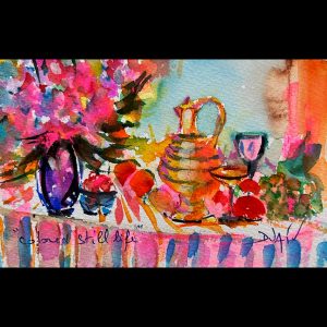 Colored Still Life <em>4.5'' x 7''</em>