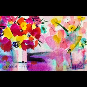 Fleurs En Pot <em>4.5'' x 7''</em>