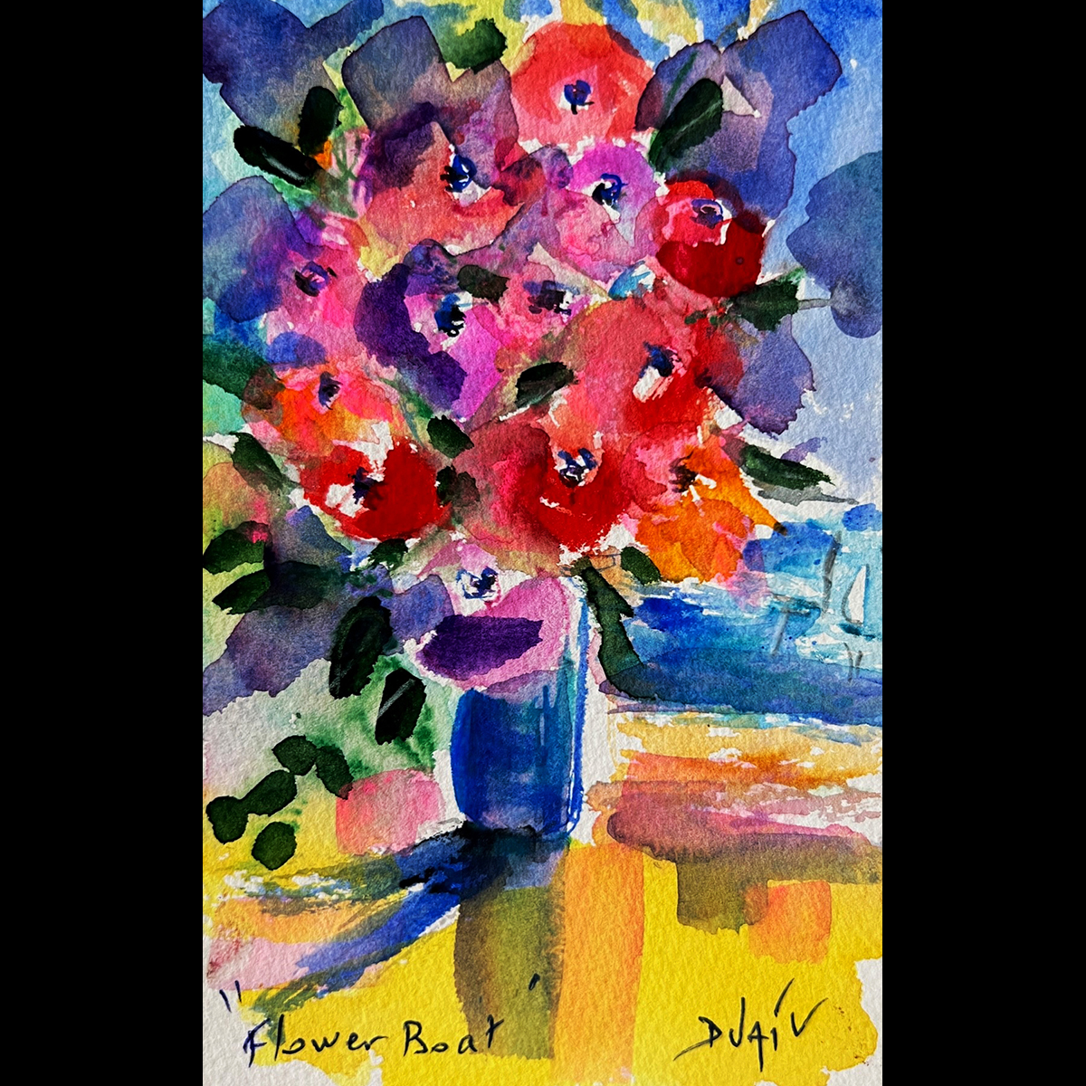 Flower Boat <em>7'' x 4.5''</em>