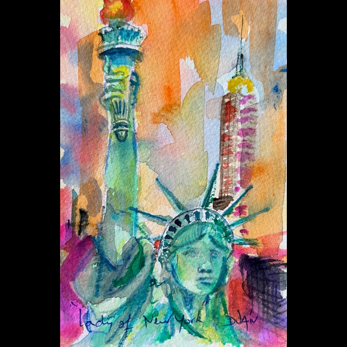 Lady Of New York <em>7'' x 4.5''</em>