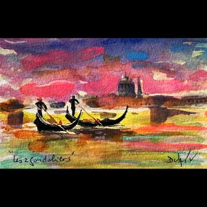 Les 2 Gondoliers <em>4.5'' x 7''</em>