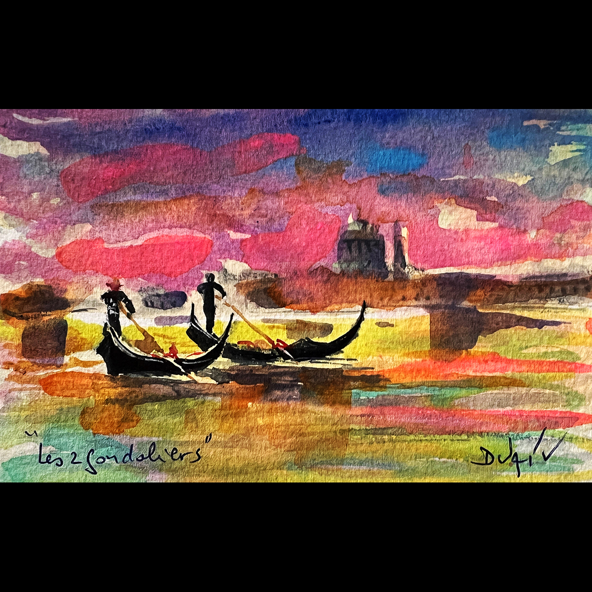 Les 2 Gondoliers <em>4.5'' x 7''</em>