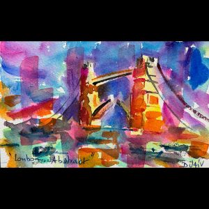 London Abstract <em>4.5'' x 7''</em>