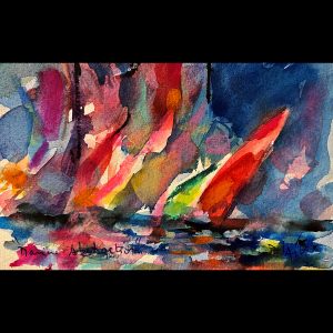 Marine Abstraction <em>4.5''x 7''</em>