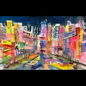 Multicolor City <em>4.5'' x 7''</em>