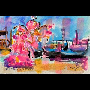 Pink In Venice <em>4.5'' x 7''</em>