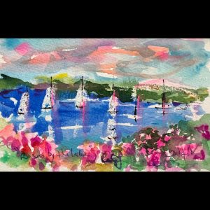 Roses By The Lake <em>4.5'' x 7''</em>