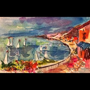 Sails Italy Coast <em>4.5'' x 7''</em>
