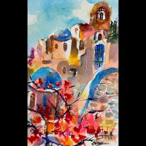 Santorini Fall <em>7'' x 4.5''</em>