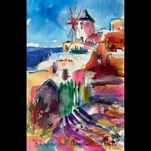 Santorini Moulin <em>7'' x 4.5''</em>