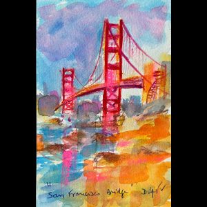 The San Francisco Bridge <em>7'' x 4.5''</em>
