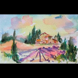Tuscanian Farm <em>4.5'' x 7''</em>