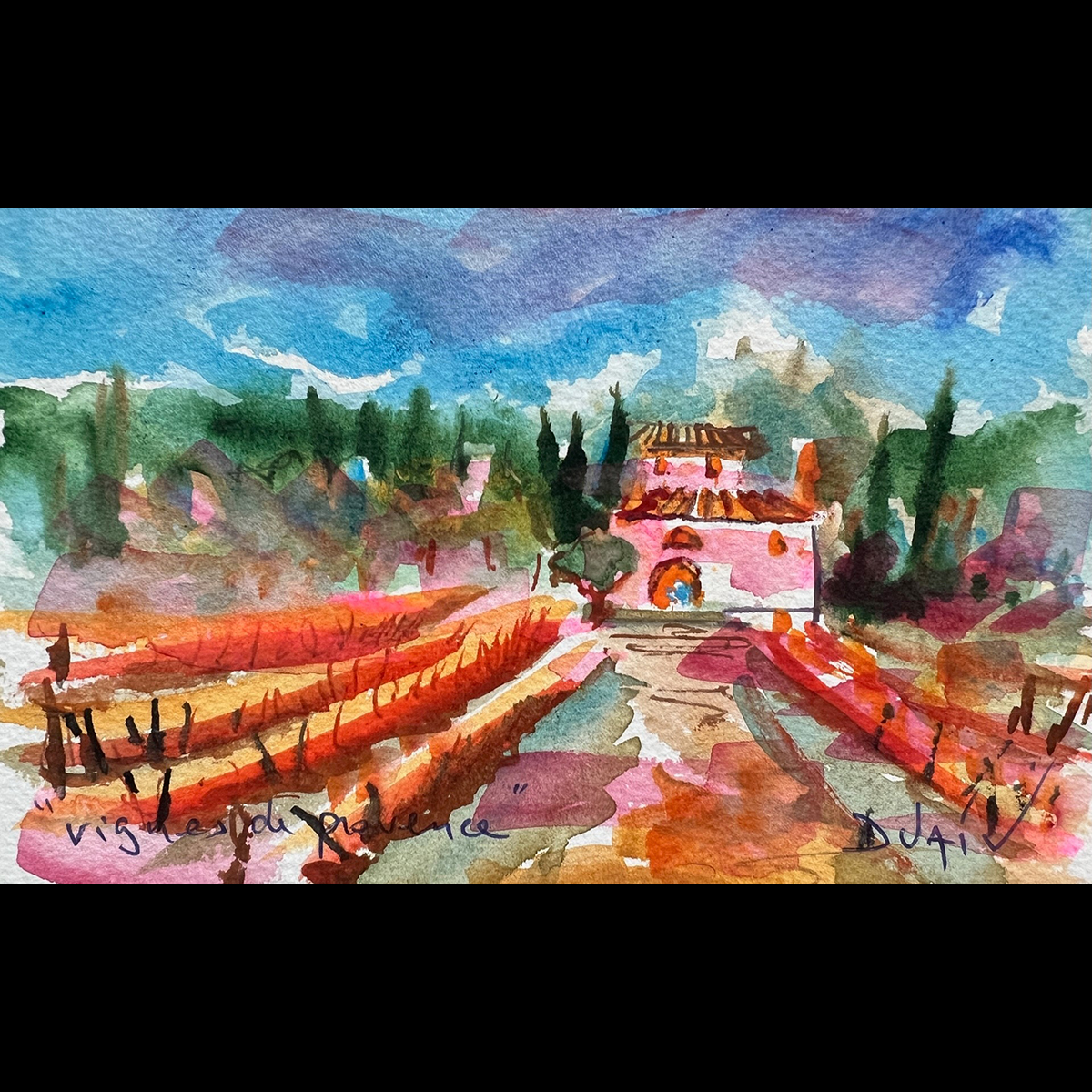 Vignes De Provence <em>4.5'' x 7''</em>