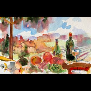 Wine Evasion <em>4.5'' x 7''</em>