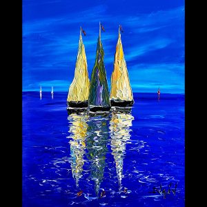 Dream of Sails 20'' x 16'' - COMMISSION